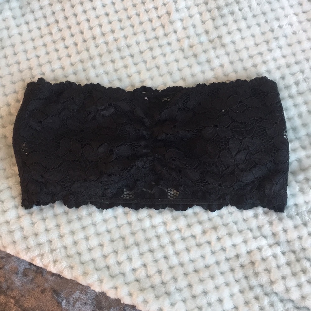 black lace bandaeu